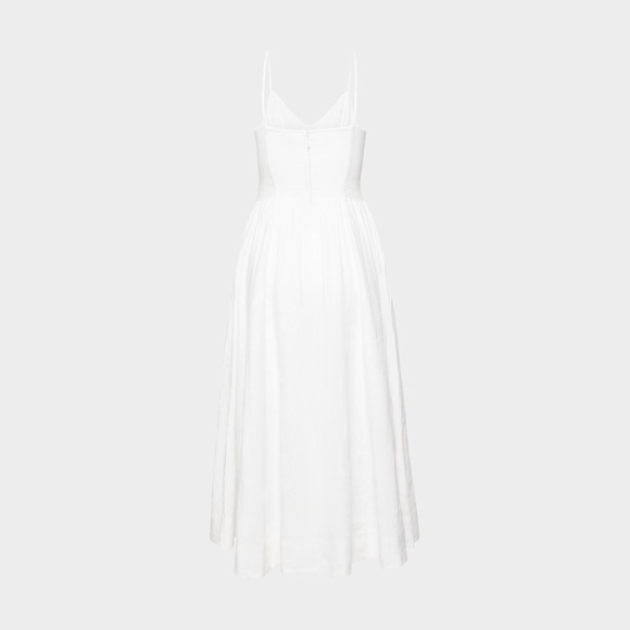 Babaton Technique 100% Linen white princess Dress from Aritzia US6 - Picture 8 of 13